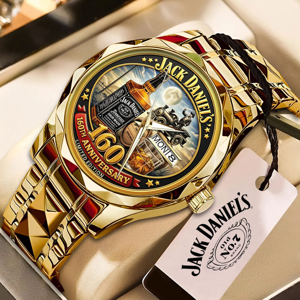 Jack Daniel’s 160th Anniversary Alloy Luxury Quartz Watch - TMTHU3711