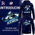 Jacksonville Icemen 10th Anniversary Logo Baseball Jersey