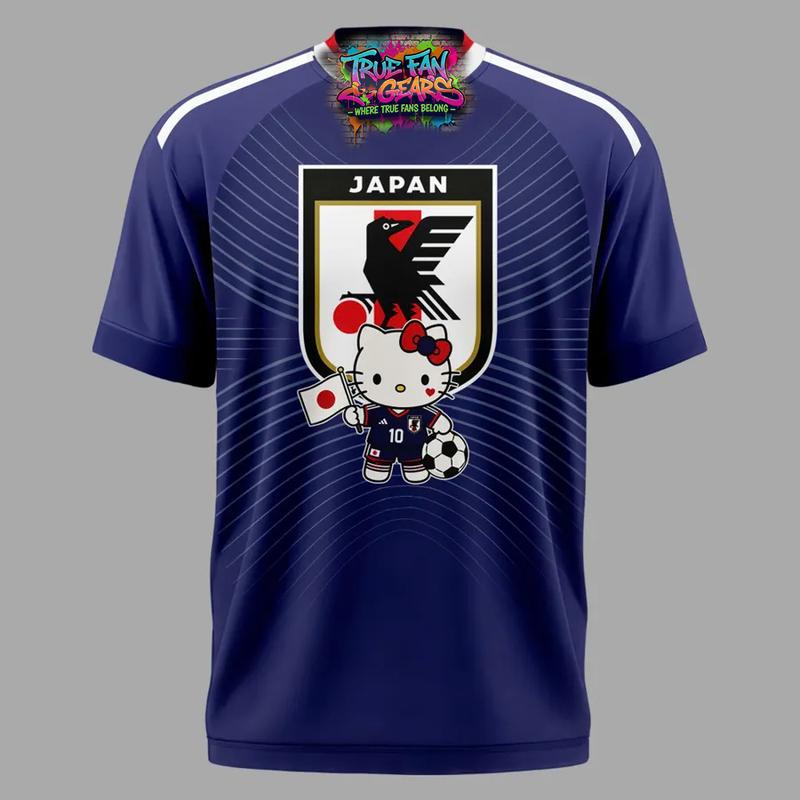 Japan Soccer x Hello Kitty World Cup 2026 Limited Edition Tee Shirt
