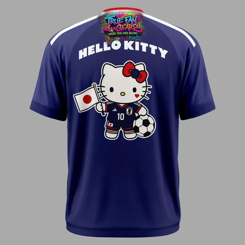 Japan Soccer x Hello Kitty World Cup 2026 Limited Edition Tee Shirt