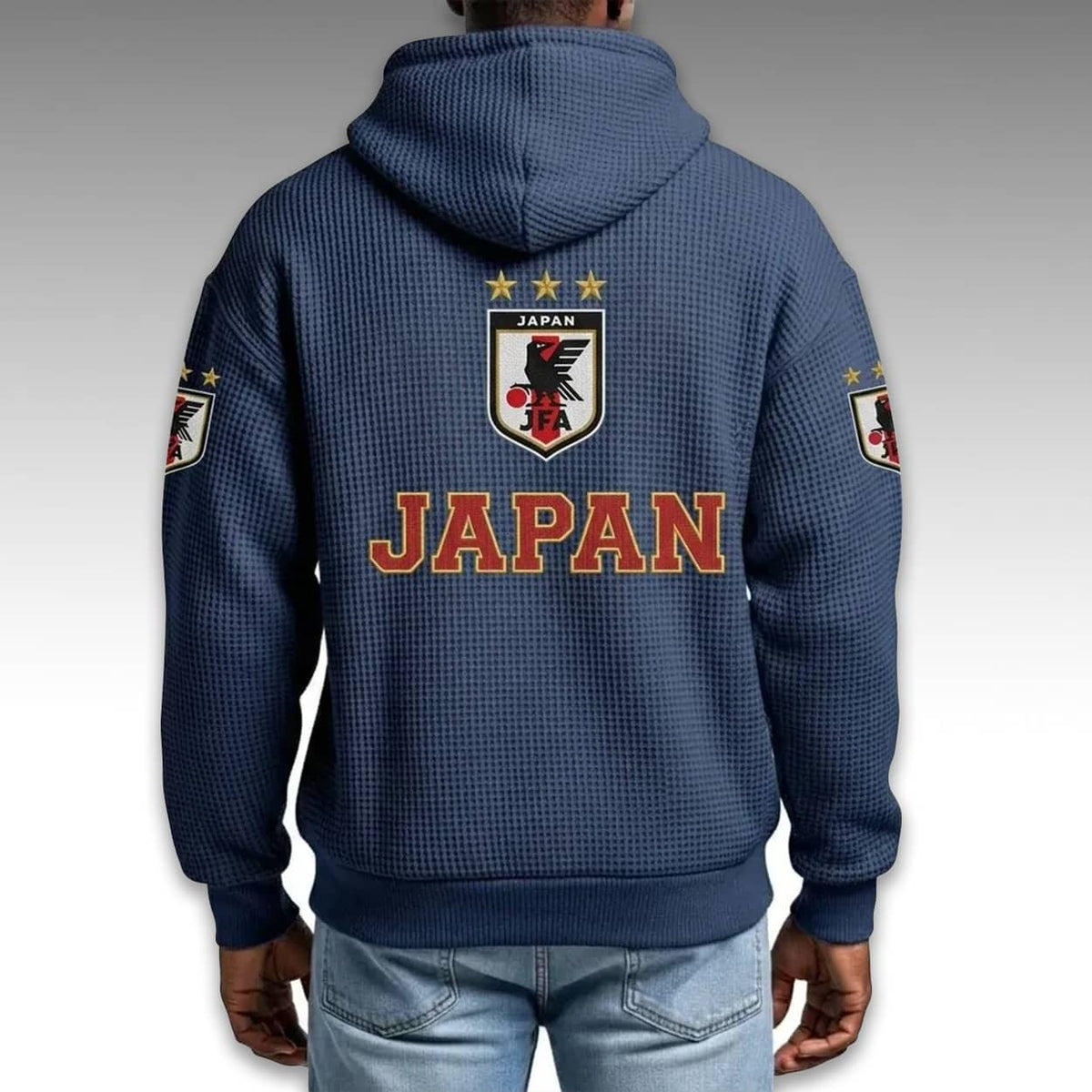 Japan World Cup 2026 Waffle Quarter Zip Hoodie