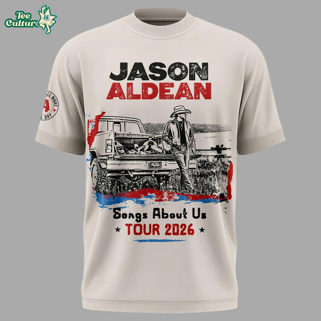 Jason Aldean Songs About Us Tour 2026 T-Shirt