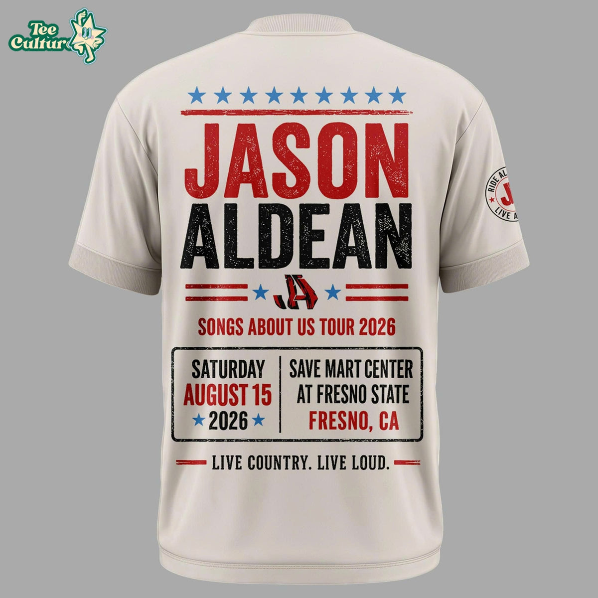 Jason Aldean Songs About Us Tour 2026 T-Shirt