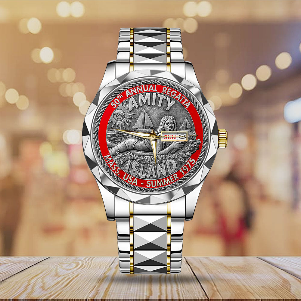 Jaws 50 Years Anniversary Alloy Luxury Quartz Watch - TANTN16991