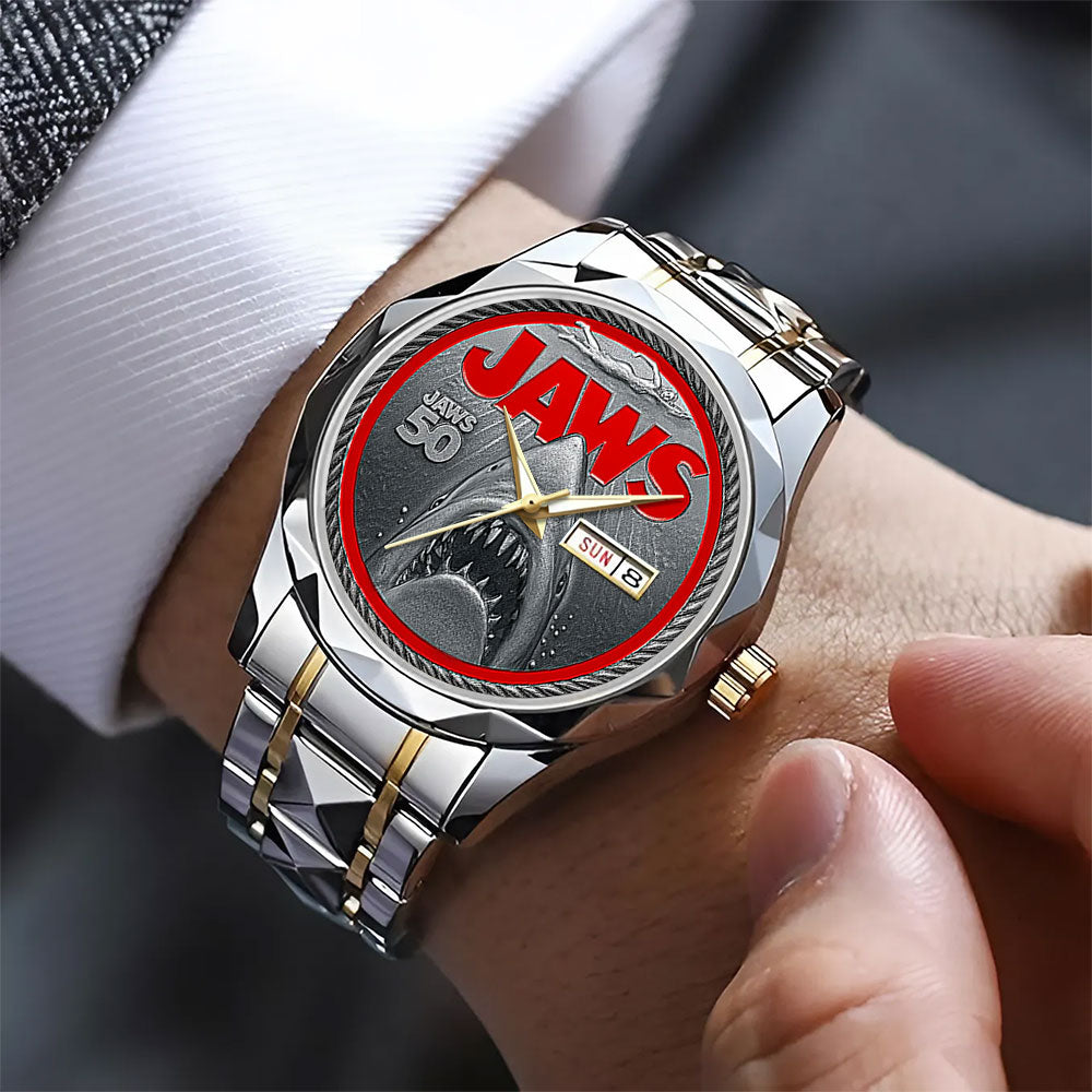 Jaws 50 Years Anniversary Alloy Luxury Quartz Watch - TANTN16993