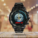 Jaws Black Stainless Steel Watch - GNE NEW431