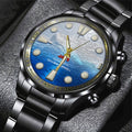 Jaws Black Stainless Steel Watch - TANTN 14191