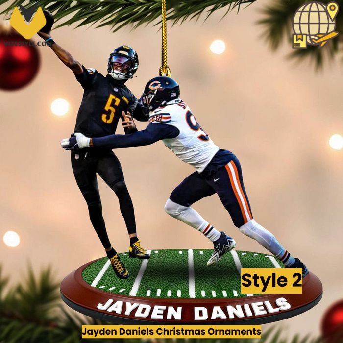 Jayden Daniels Christmas Ornaments