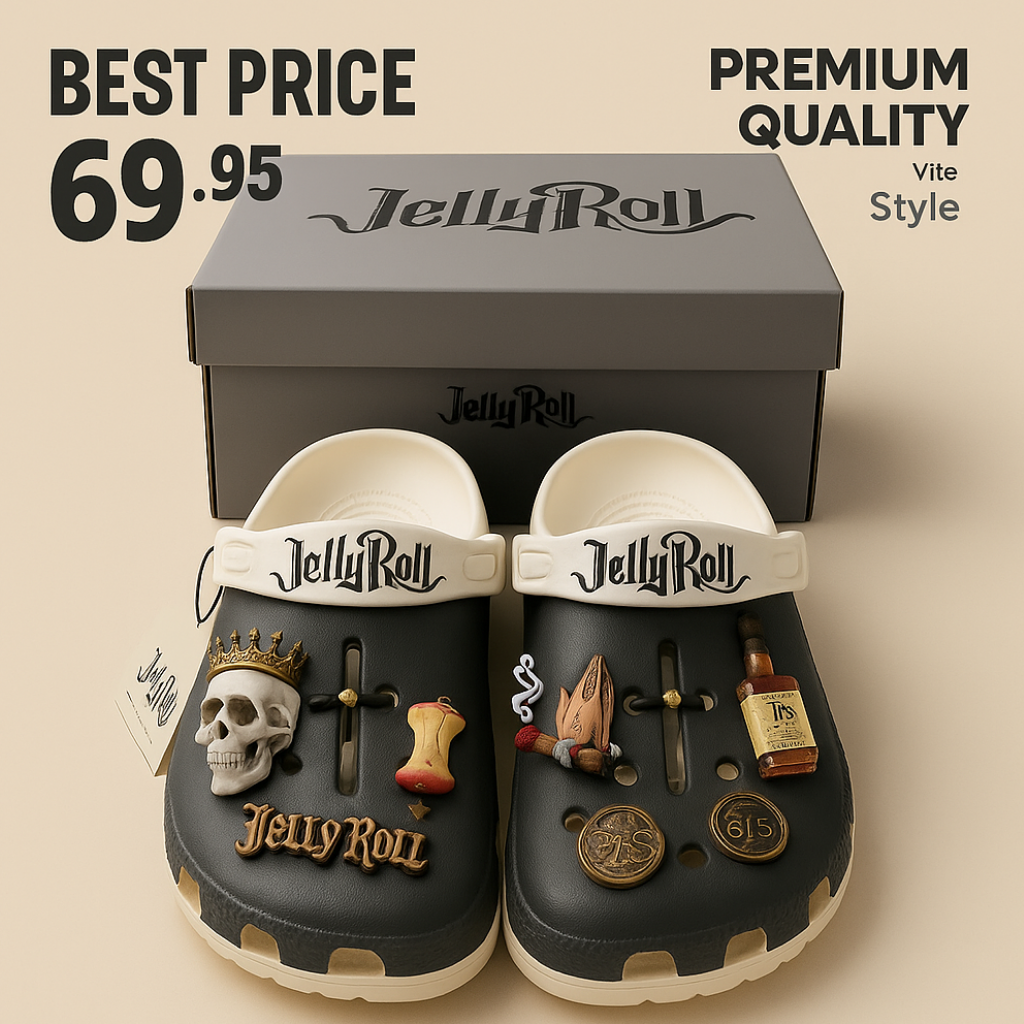Jelly Roll Croc Charms