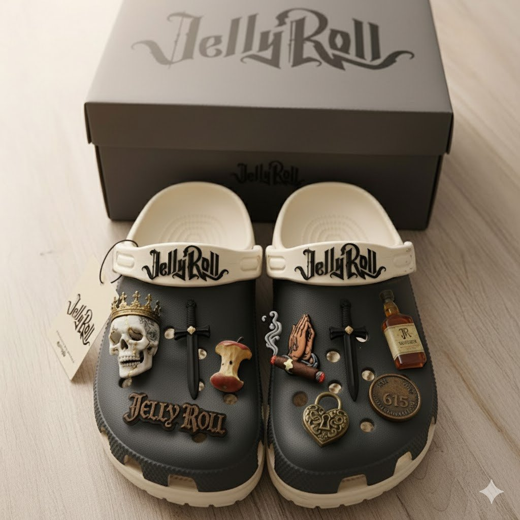 Jelly Roll Croc Charms
