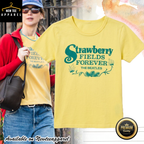 Jennifer Lawrence The Beatles Strawberry Fields Shirt