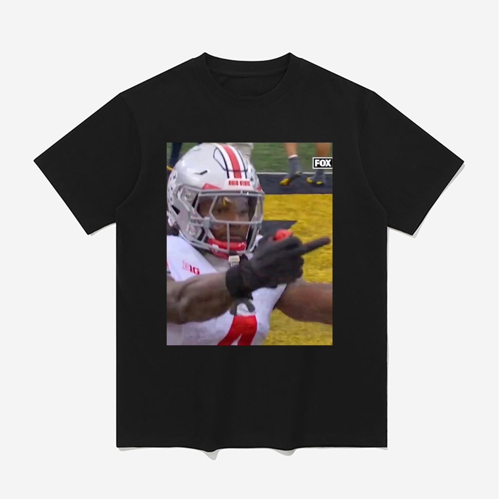 Jeremiah Smith Flips Off Michigan Fan Shirt