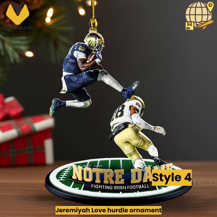 Jeremiyah Love hurdle ornament