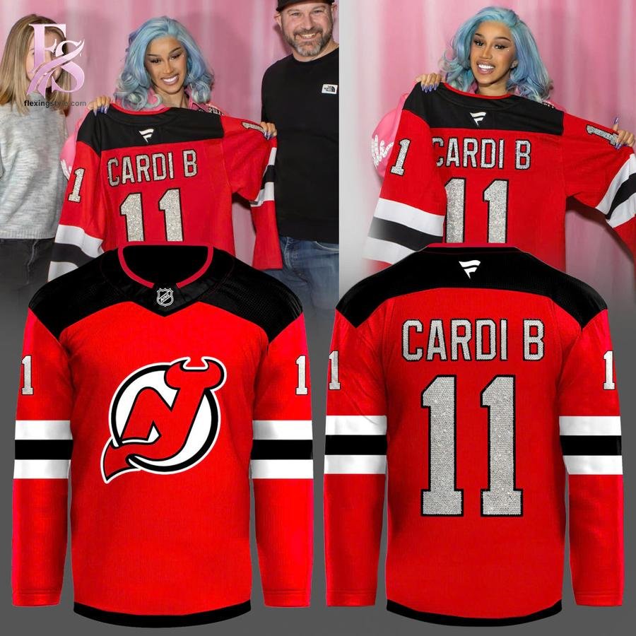 Jersey Devils Cardi B 2026 Hockey Jersey