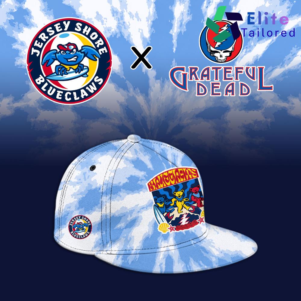 Jersey Shore BlueClaws Grateful Dead Custom Name Number Baseball Jersey