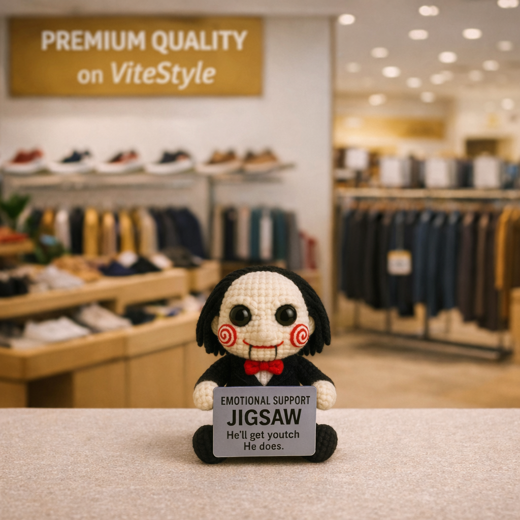 Jigsaw Crochet Emotional Support Doll