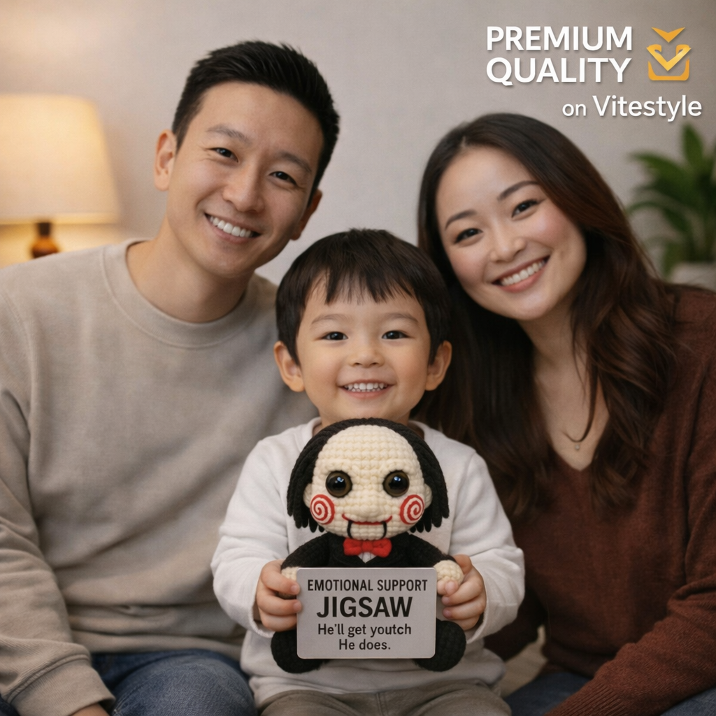 Jigsaw Crochet Emotional Support Doll
