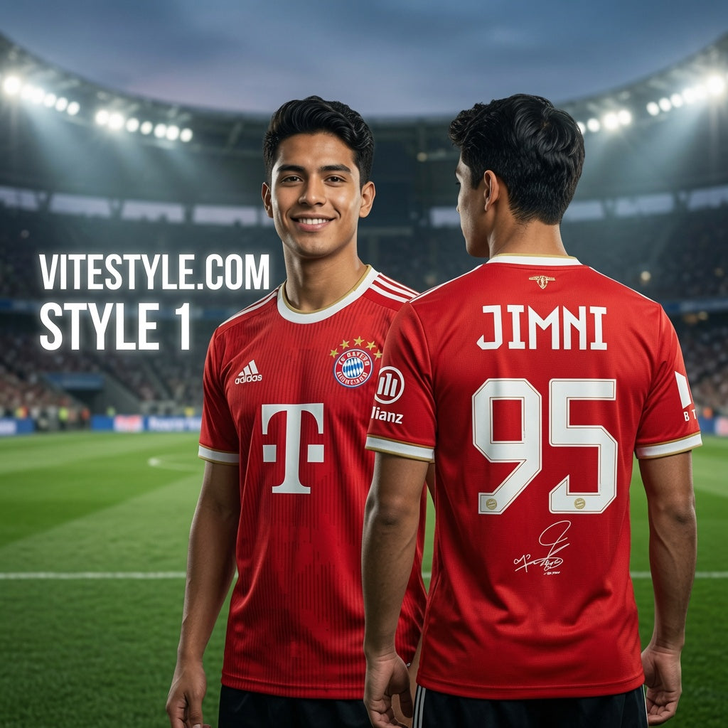 Jimin BTS Bayern Munich Jersey