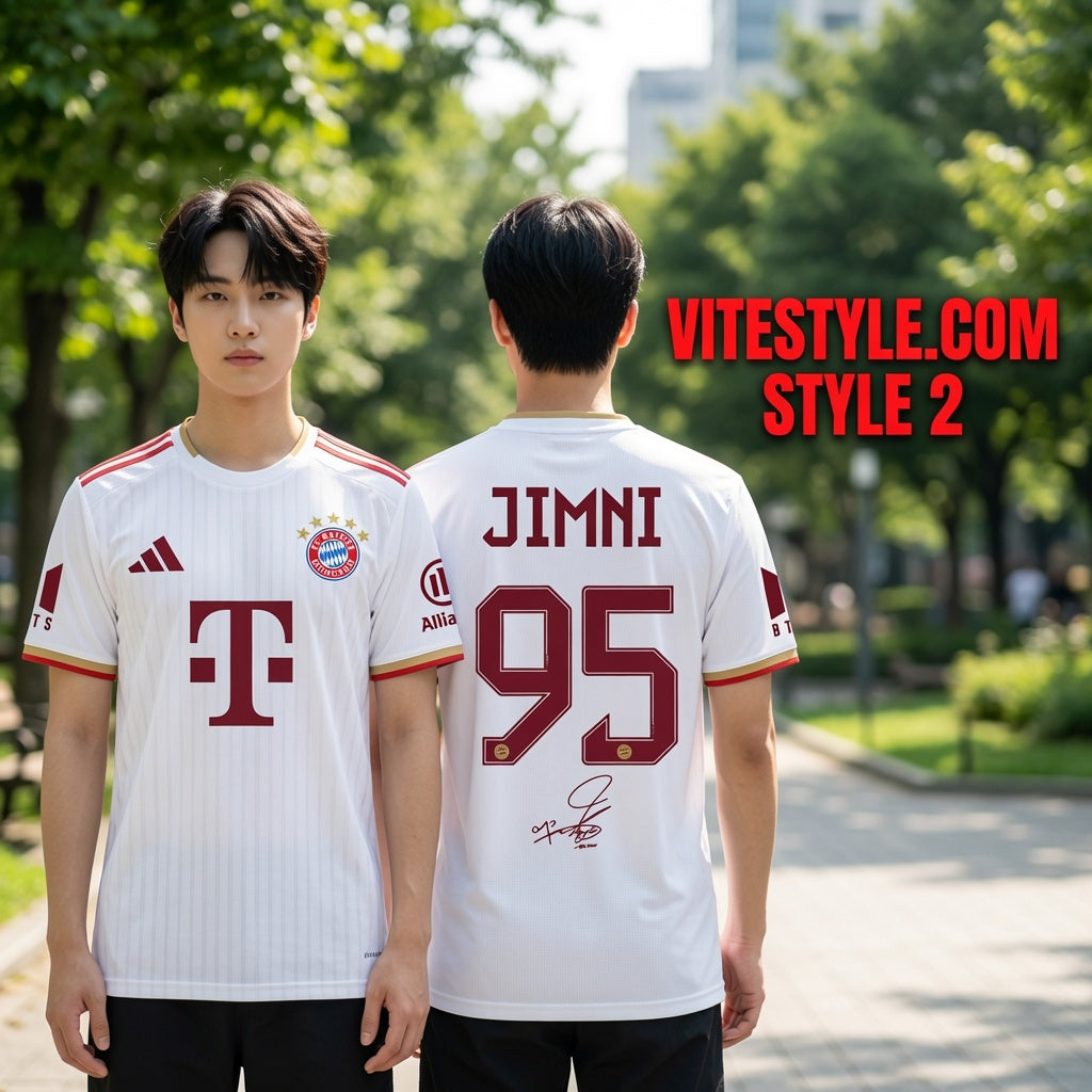 Jimin BTS Bayern Munich Jersey