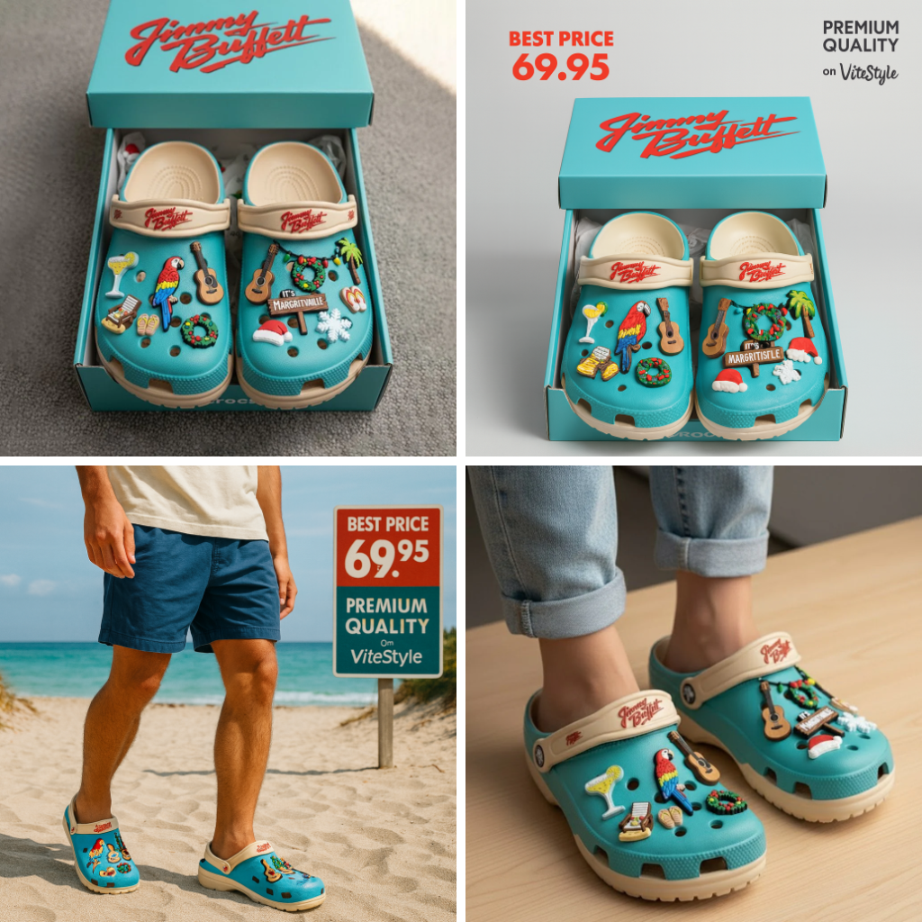 BEST Jimmy Buffett Croc Charms