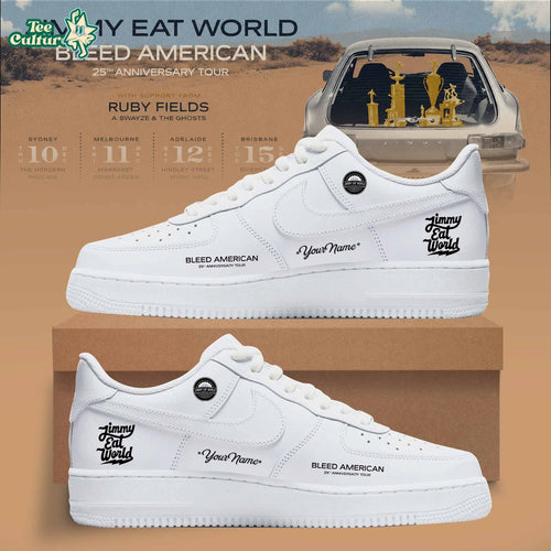 Jimmy Eat World – Bleed American 25 Years AF1 Shoes V2