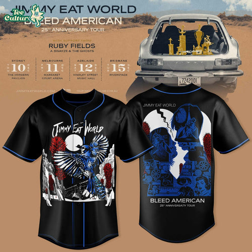 Jimmy Eat World – Bleed American 25 Years Baseball Jersey V2