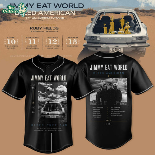 Jimmy Eat World – Bleed American 25 Years Baseball Jersey V3