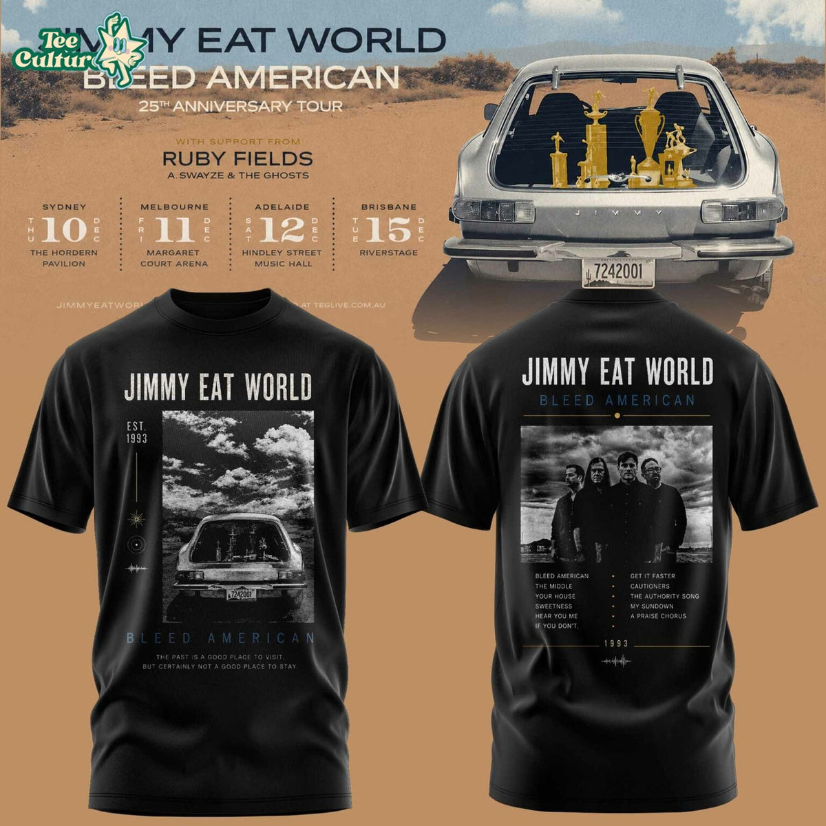 Jimmy Eat World – Bleed American 25 Years Tshirt