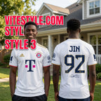 Jin BTS Bayern Munich Jersey