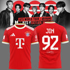 Jin BTS Bayern Munich Jersey