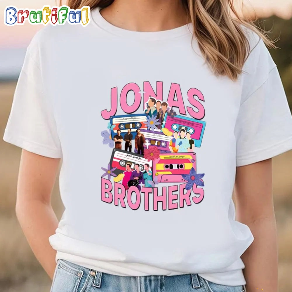 Joe Jonas Brothers Cassette Tour 2024 T-Shirt