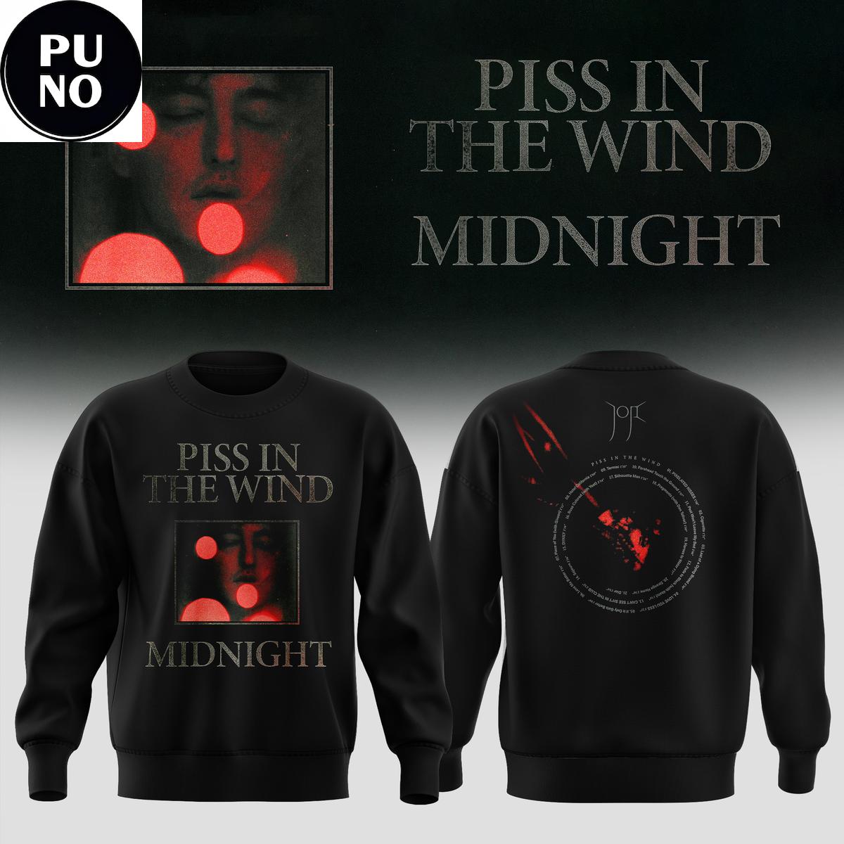 Joji Album Piss In The Wind 2026 Midnight Hoodie Shirt