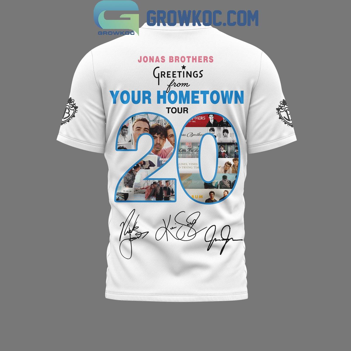 Jonas Brothers Greeting From Your Hometown Tour Shirt