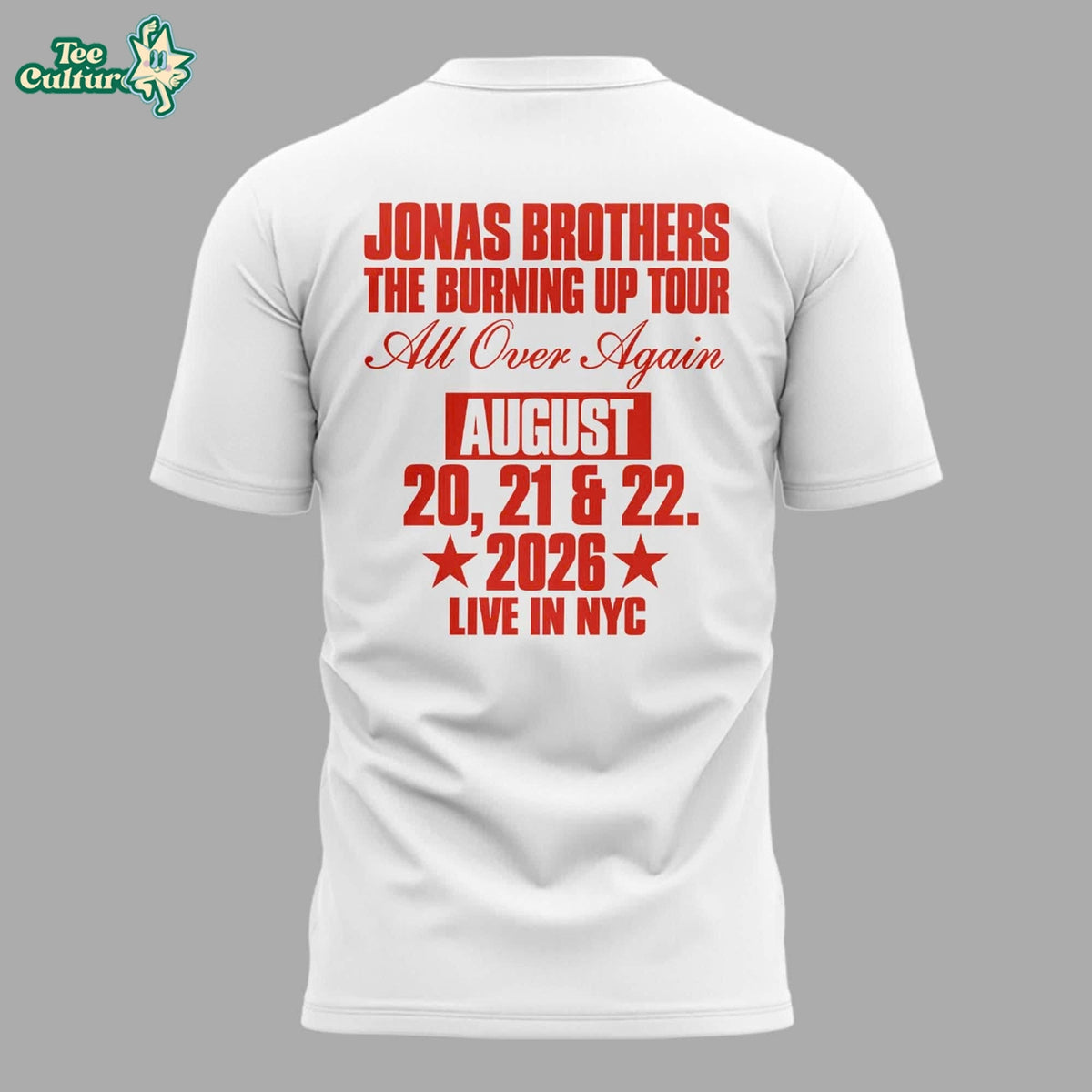 Jonas Brothers Live in New York City T-Shirt – Concert Tour Fan Shirt