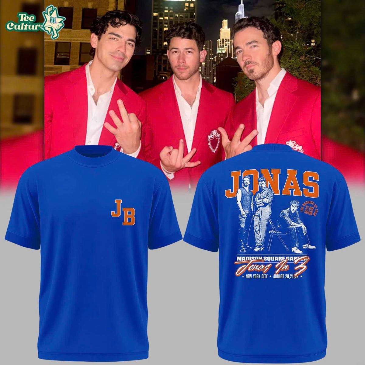 Jonas In 3 New York City Graphic T-Shirt