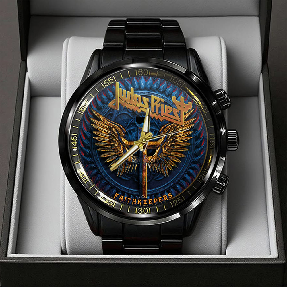 Judas Priest Black Stainless Steel Watch - TANTN19832