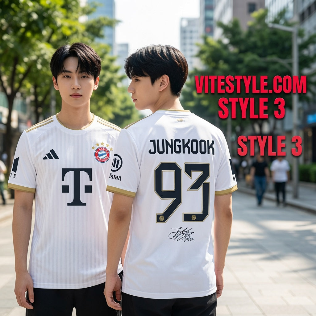 Jungkook BTS Bayern Munich Jersey