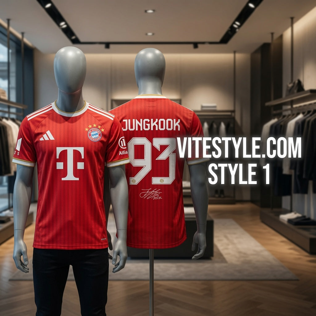 Jungkook BTS Bayern Munich Jersey