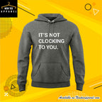 Justin Bieber 2026 Its Not Clocking To You Hoodie