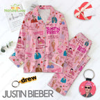 Justin Bieber I Love You More Valentine Pajamas Set