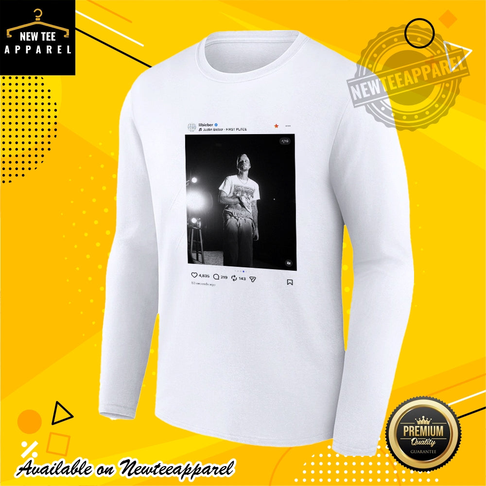 Justin Bieber Instagram Post Aesthetic Shirt