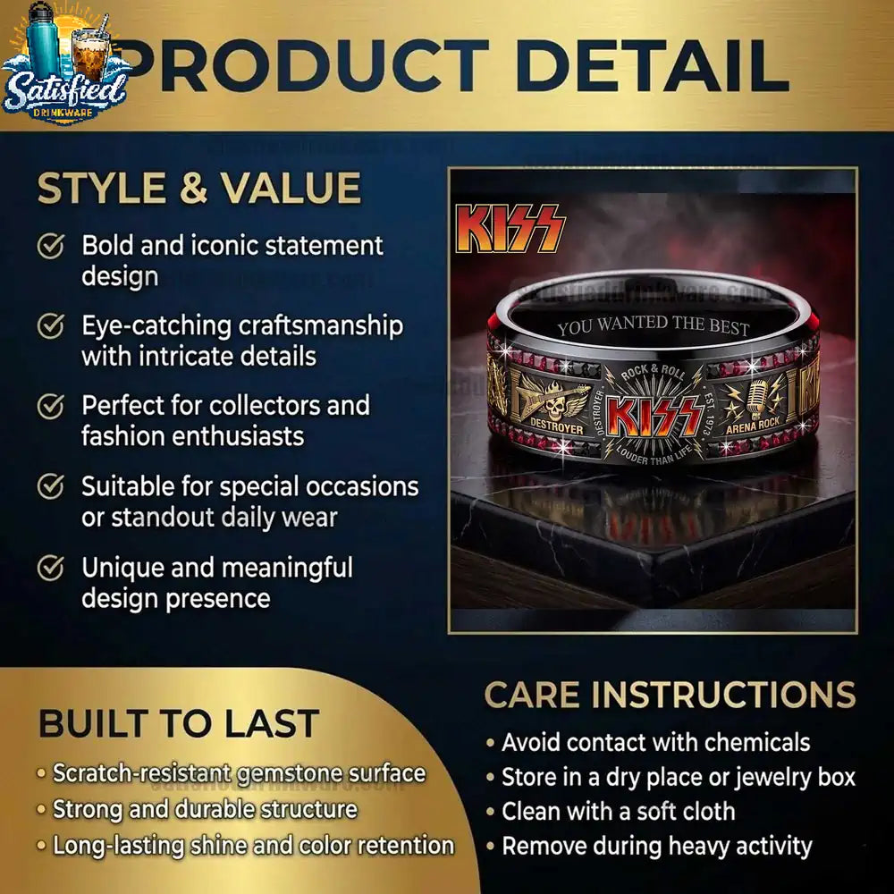 KISS 2026 Tungsten Commoeretive Edition Ring