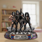 KISS: Alive 50th Anniversary Custom Shape Acrylic Plaque – TMTHU6060
