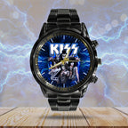 KISS Black Stainless Steel Watch - GNE 658