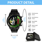 KISS Black Stainless Steel Watch - TANTN 7774