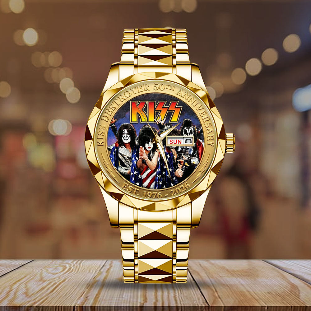KISS Destroyer 50th Anniversary 2026 Alloy Luxury Quartz Watch - TMTHU5235