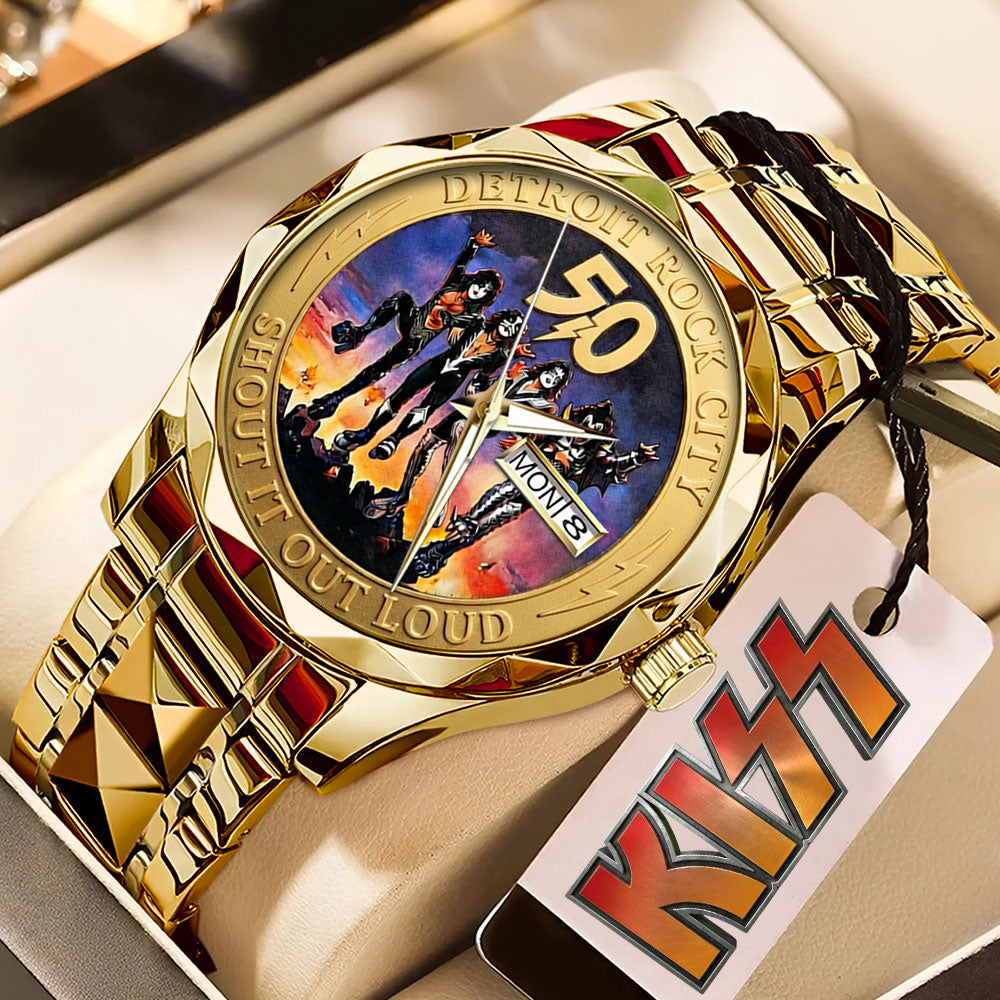 KISS Destroyer 50th Anniversary 2026 Alloy Luxury Quartz Watch - TMTHU5238