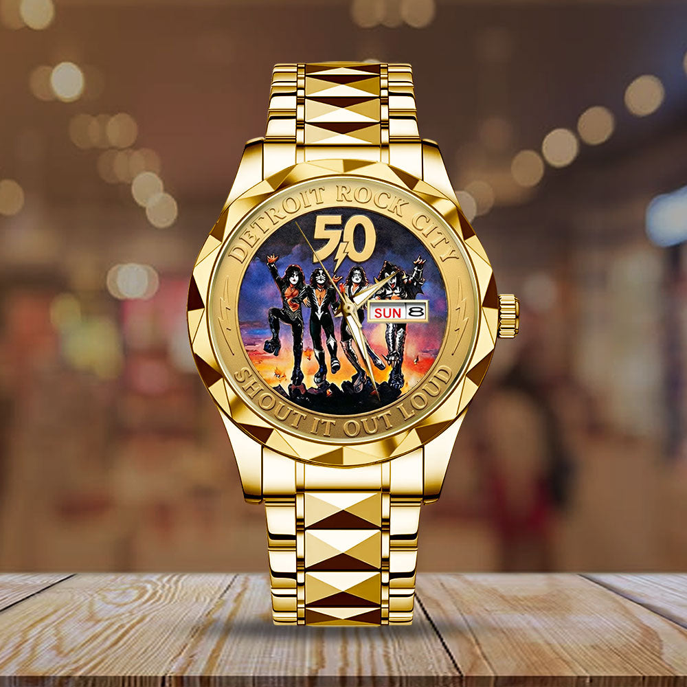 KISS Destroyer 50th Anniversary 2026 Alloy Luxury Quartz Watch - TMTHU5238