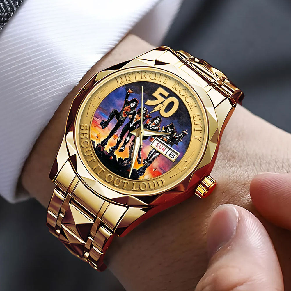 KISS Destroyer 50th Anniversary 2026 Alloy Luxury Quartz Watch - TMTHU5238