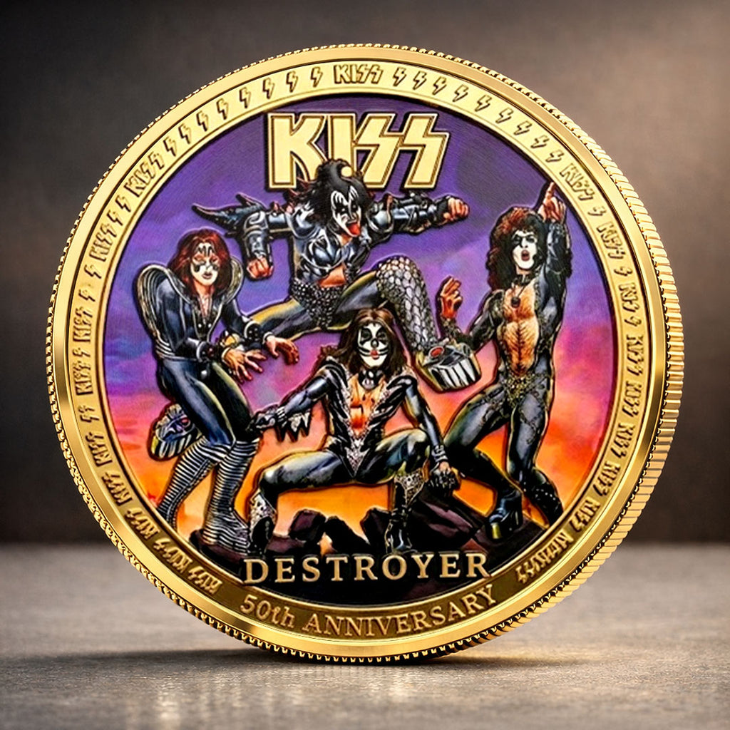 KISS Destroyer 50th Anniversary 2026 Commemorative Coin – TMTHU5302